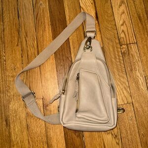 Beige Crossbody Bag